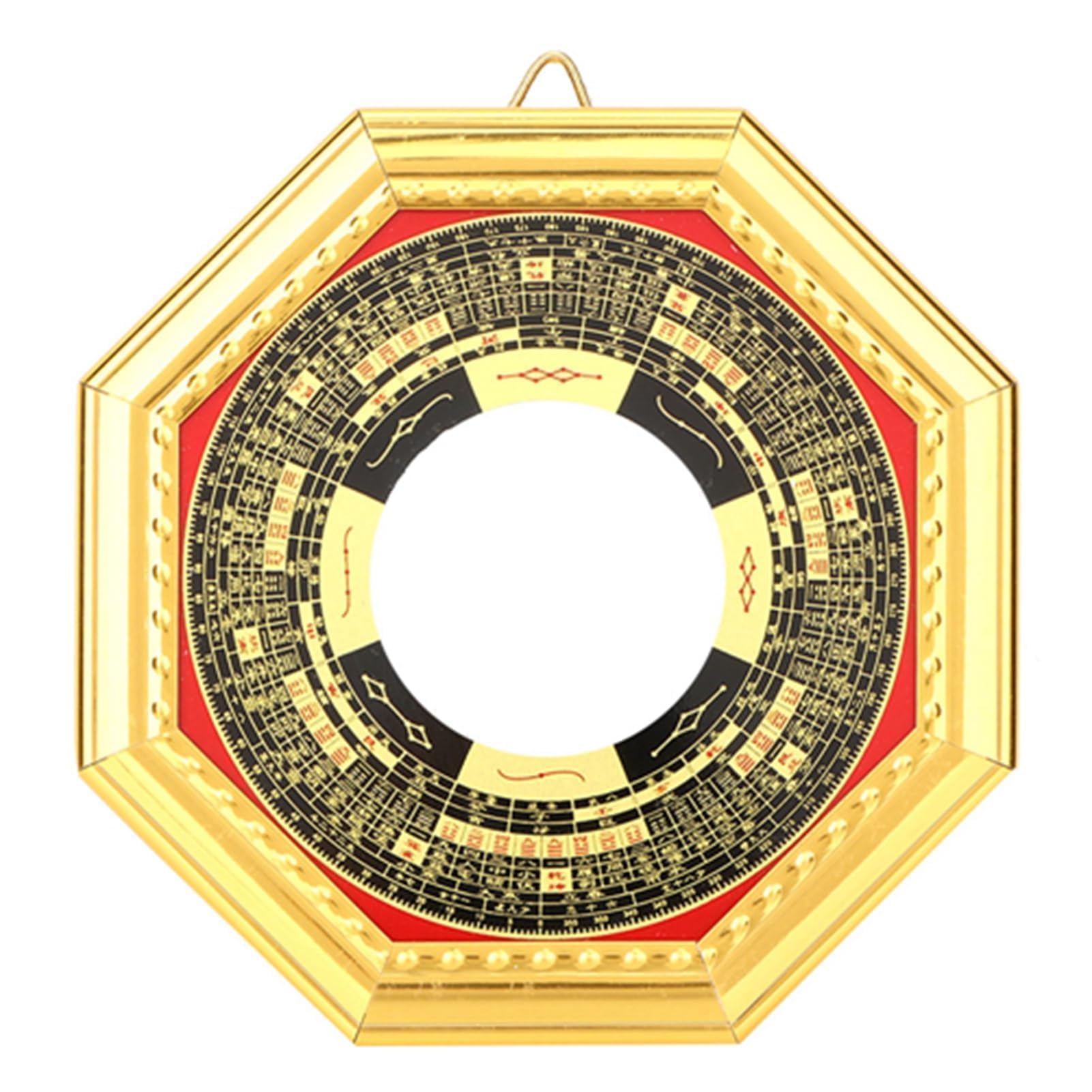 Hztyyier Convex Feng Shui Bagua Mirror, Traditional Chinese Decor For Home And Business