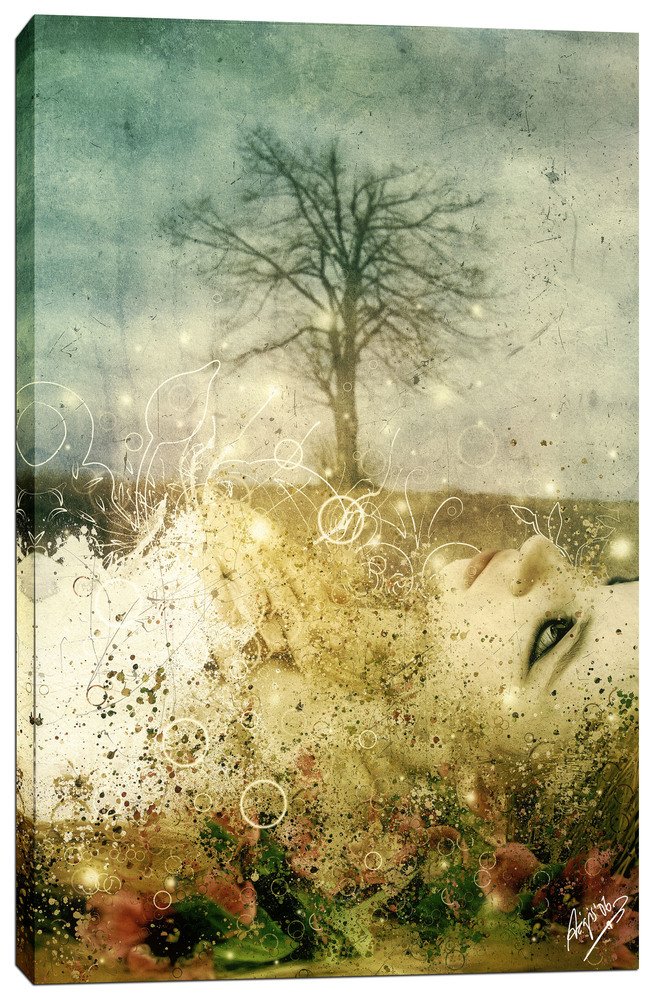 Cortesi Home The Maysong by Mario Sanchez Nevado Giclee Canvas Wall Art, 18" x 26", Green