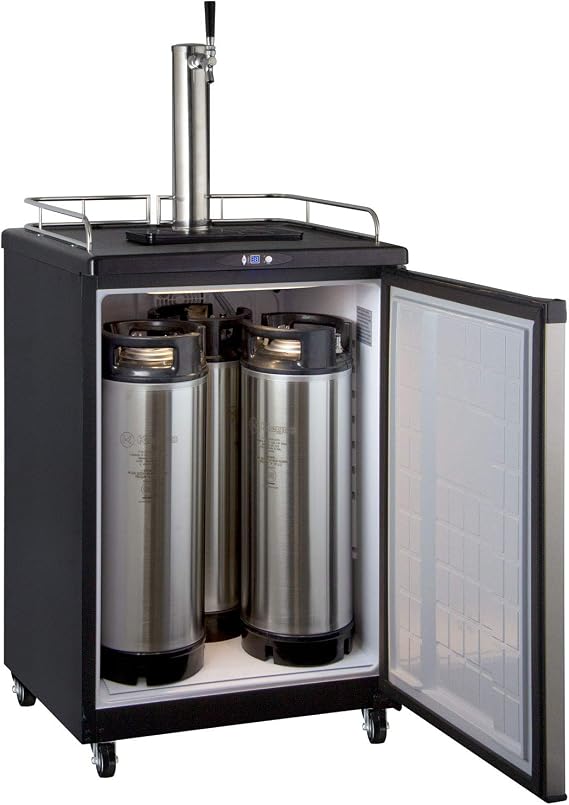 Kegco Keg Dispenser, Stainless Steel