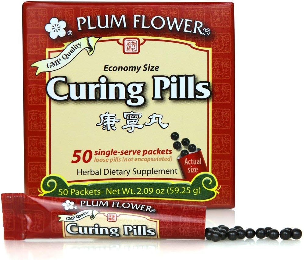 Curing Pills (Stick Pak) - Kang Ning Wan - Economy - Plum Flower by Mayway (Pack of 50)