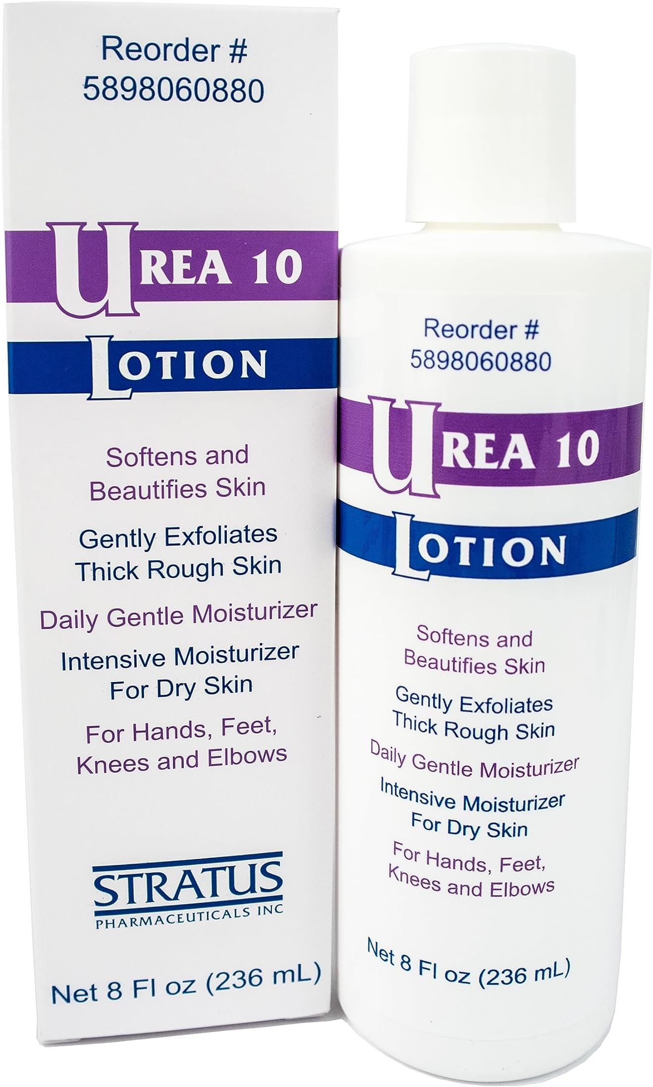 Urea 10 Lotion 8 oz by Stratus Pharmaceuticals Inc