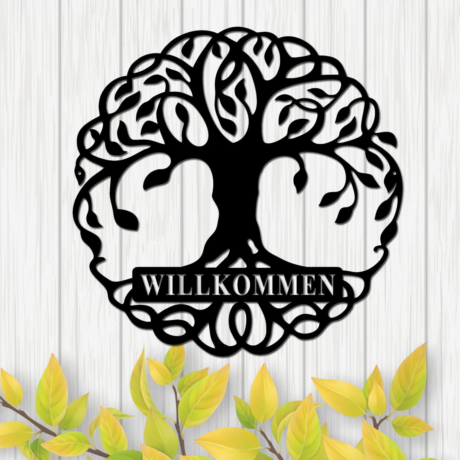 SXLONG Custom Last Name Metal Sign, Personalised Last Name Family Sign, Metal Family Name Sign, Home Decor,Personalized Monogrammed Gifts,Outdoor Wall Decor for Indoor Garden Decoration