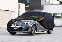 Vista 7 de Kayme Cubierta de auto SUV de 7 capas ajuste personalizado para BMW X1 (2009-2025), impermeable, para todo tipo de clima, para automóviles, cubierta