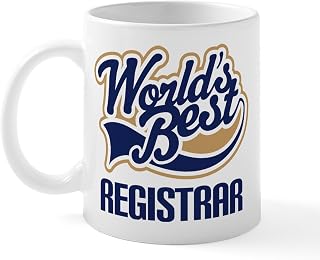 CafePress Registrar (Worlds Best) Mug 11 oz (325 ml) Ceramic Coffee Mug