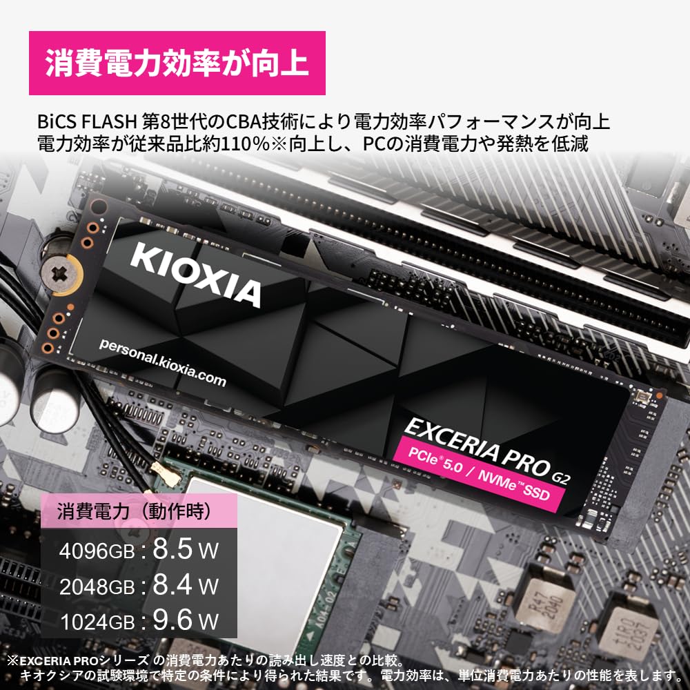 Amazon | 【Amazon.co.jp限定】キオクシア KIOXIA 内蔵SSD 1024GB NVMe