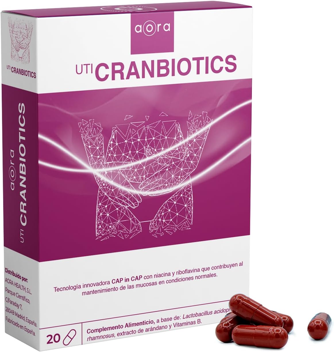 UTI CRANBIOTICS | Probiotica voor vrouwen intieme flora | rode cranberry bij blaasontstekingen | urineinfectie vrouwen | behandeling van spruw | veganistisch | vitamine B | natuurlijke