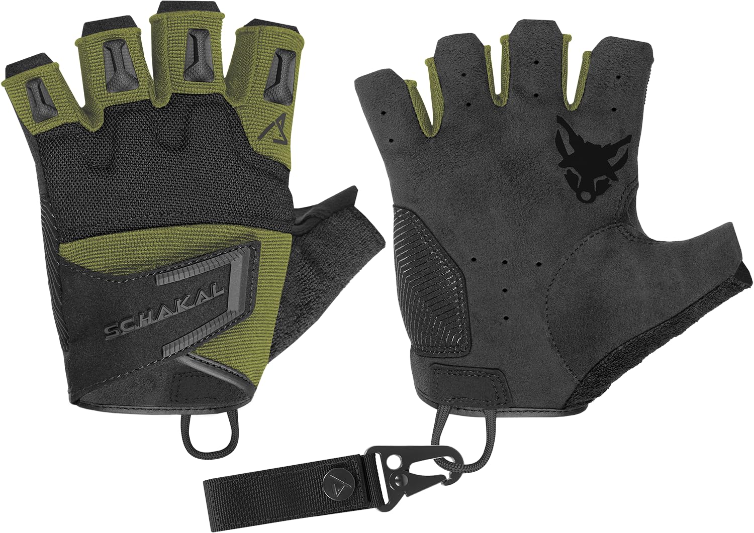 ACE Schakal Guantes sin Dedos - Guantes tácticos sin Dedos - para Paintball y Deportes de Tiro — view 11