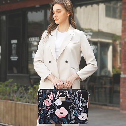 Miniatura 2 de MOSISO Bolsa para laptop para mujer, bolsa de computadora de 15 pulgadas compatible con MacBook Pro de 16 pulgadas, HP, Dell, Lenovo, Asus,