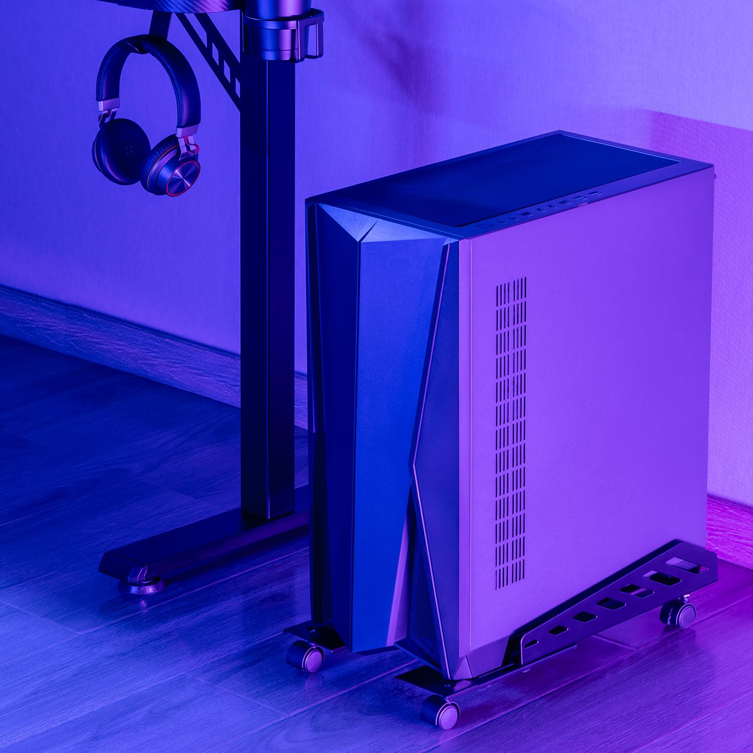 RS480 Chariot pour Ordinateur CPU, 25kg Max, Largeur 160~300 mm,