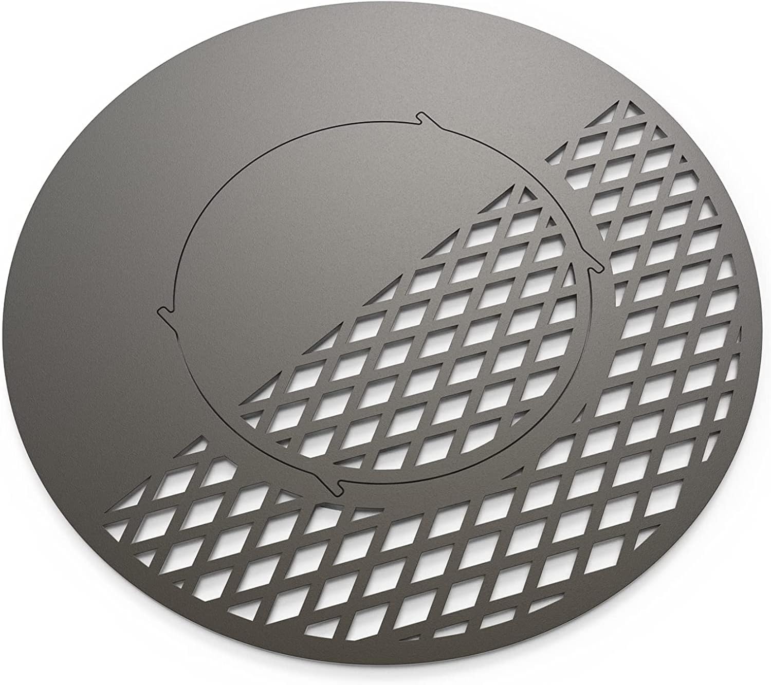 Onlyfire Grill Grate with Removable Searing Grate Replacement for 22" er Kettle, Charcoal BBQ