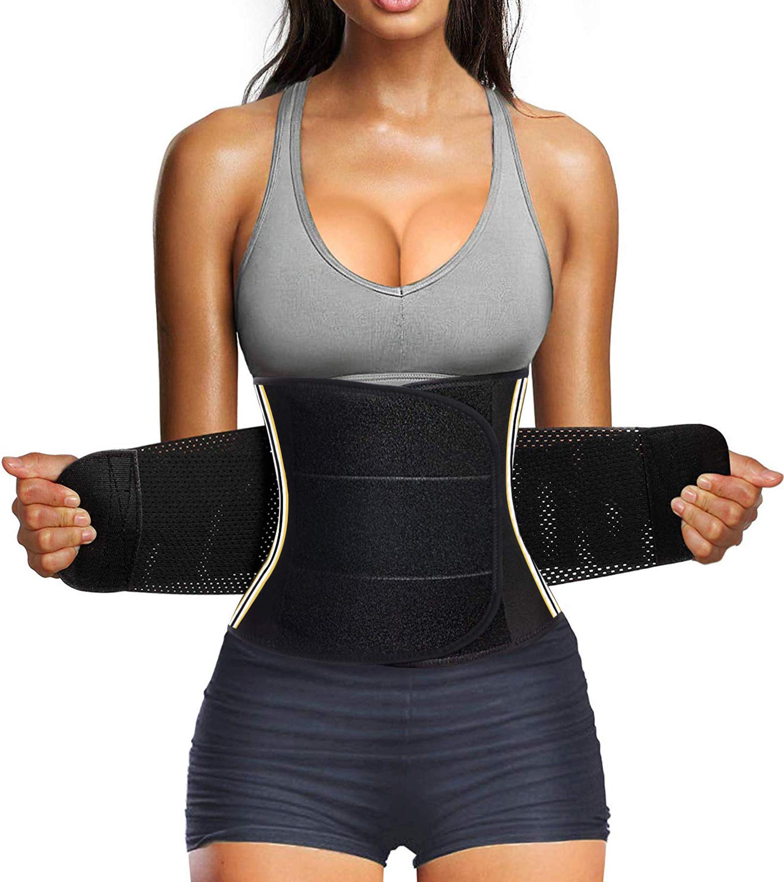 Nebility Womens' Waist Trainer Workout Slimming Belly Band