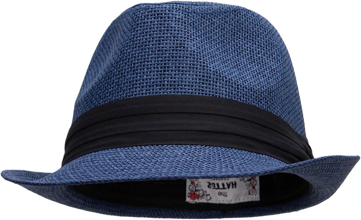 e4Hats.com Big Size Paper Straw Fedora with Triple Pleated Band