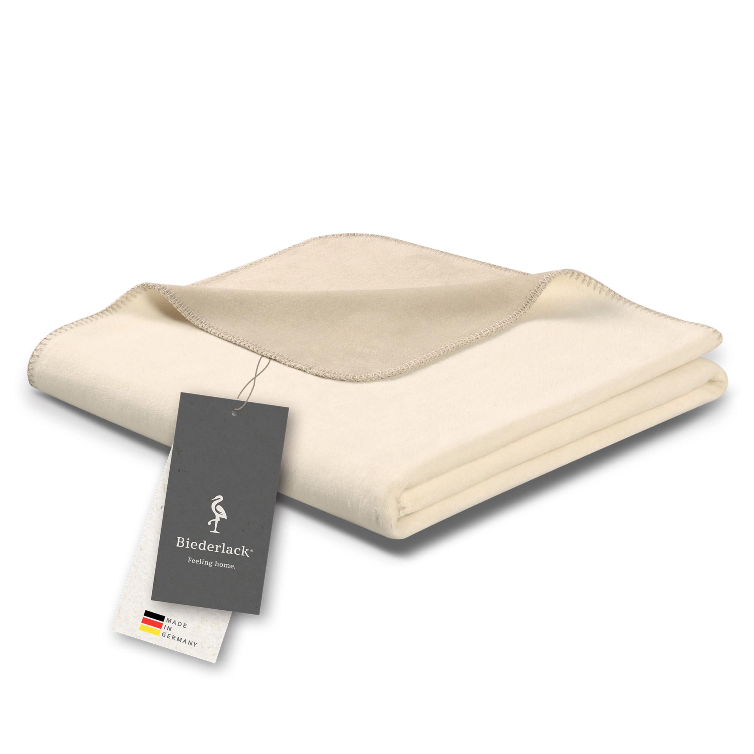 biederlack® weiche Wohndecke Cotton Doubleface, Sofadecke in 150x200 cm
