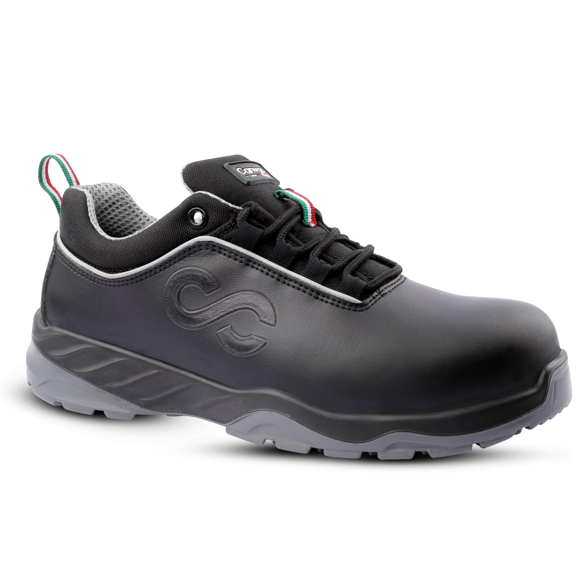 Canvas Club Safety Shoe TURIN S2 | 200J Fibre Glass Toe Cap, DIP PU Sole, Washable Microfiber Upper, Slip Resistant, Peta Approved Vegan Footwear | Size 11 UK/INDIA-image-16