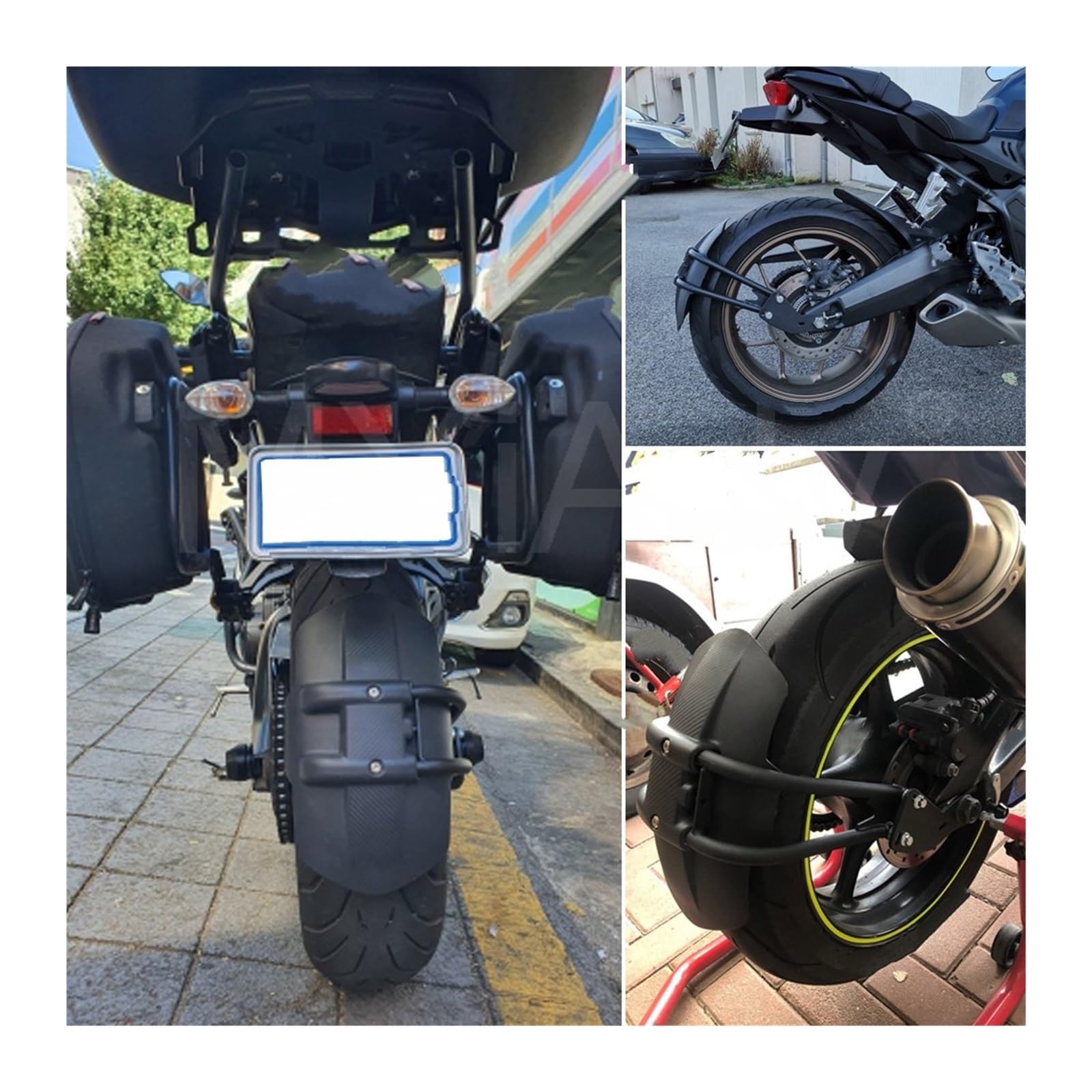 Parafango Posteriore Per Yamaha Tracer 7, MT-07, MT-09, Tracer 900/700 (2016-2022) - Hugger Ruota, Protezione Da Fango E Detriti
