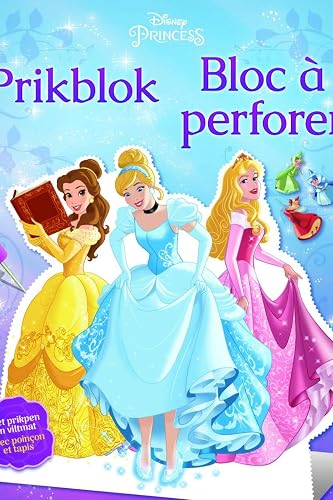Disney Prikblok Princess / Disney bloc à perforer Princesse: Met prikpen en viltmat
