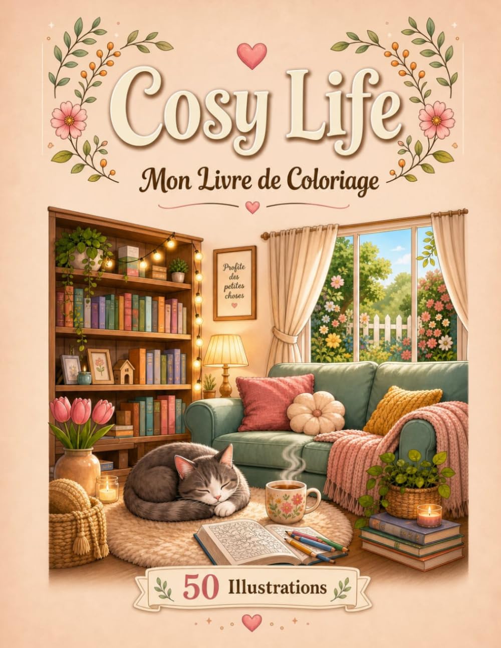 Cosy Life: Mon Livre De Coloriage