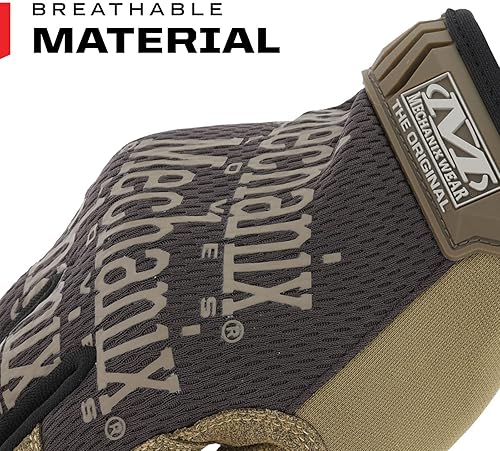 Miniatura 3 de Mechanix Wear The Original - Guantes de trabajo de cuero sintético con ajuste seguro, guantes de seguridad durables multiusos con dedos táctiles