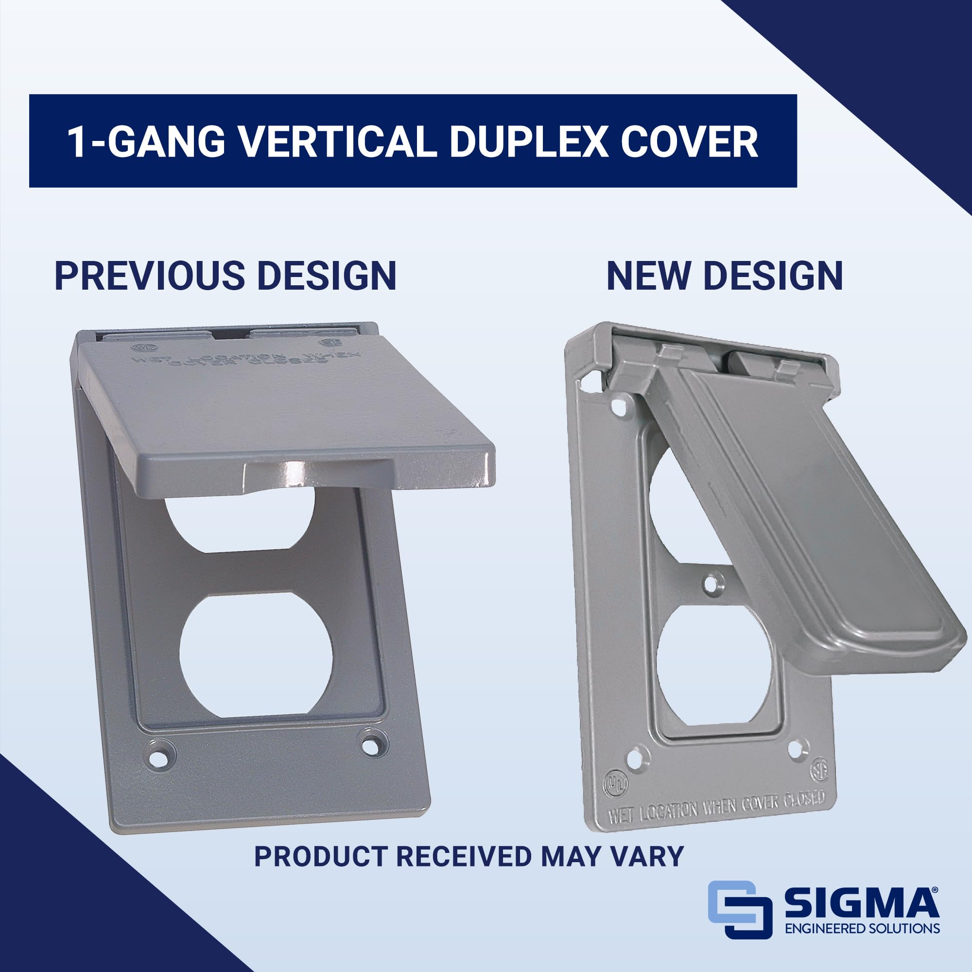 SIGMA ソフトケース SC-11 DPシリーズ用 6g7v4d0 Sigma 14246 Weatherproof 1-Gang Vertical Duplex Receptacle Cover