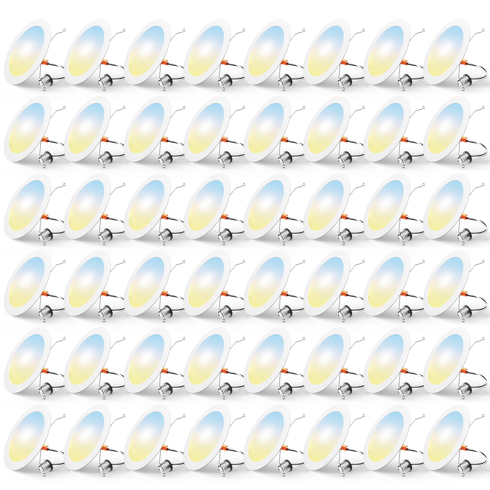 FREELICHT 48 Pack Retrofit LED Recessed Lighting 6 Inch - recessed lighting | Mubboo