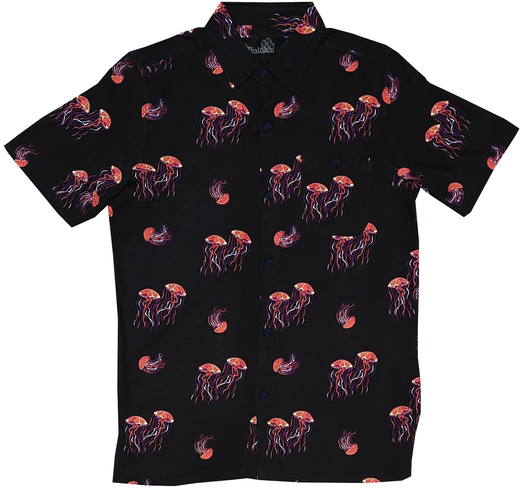 Molokai Surf Button Down Slim Fit Hawaiian Short Sleeve Shirts