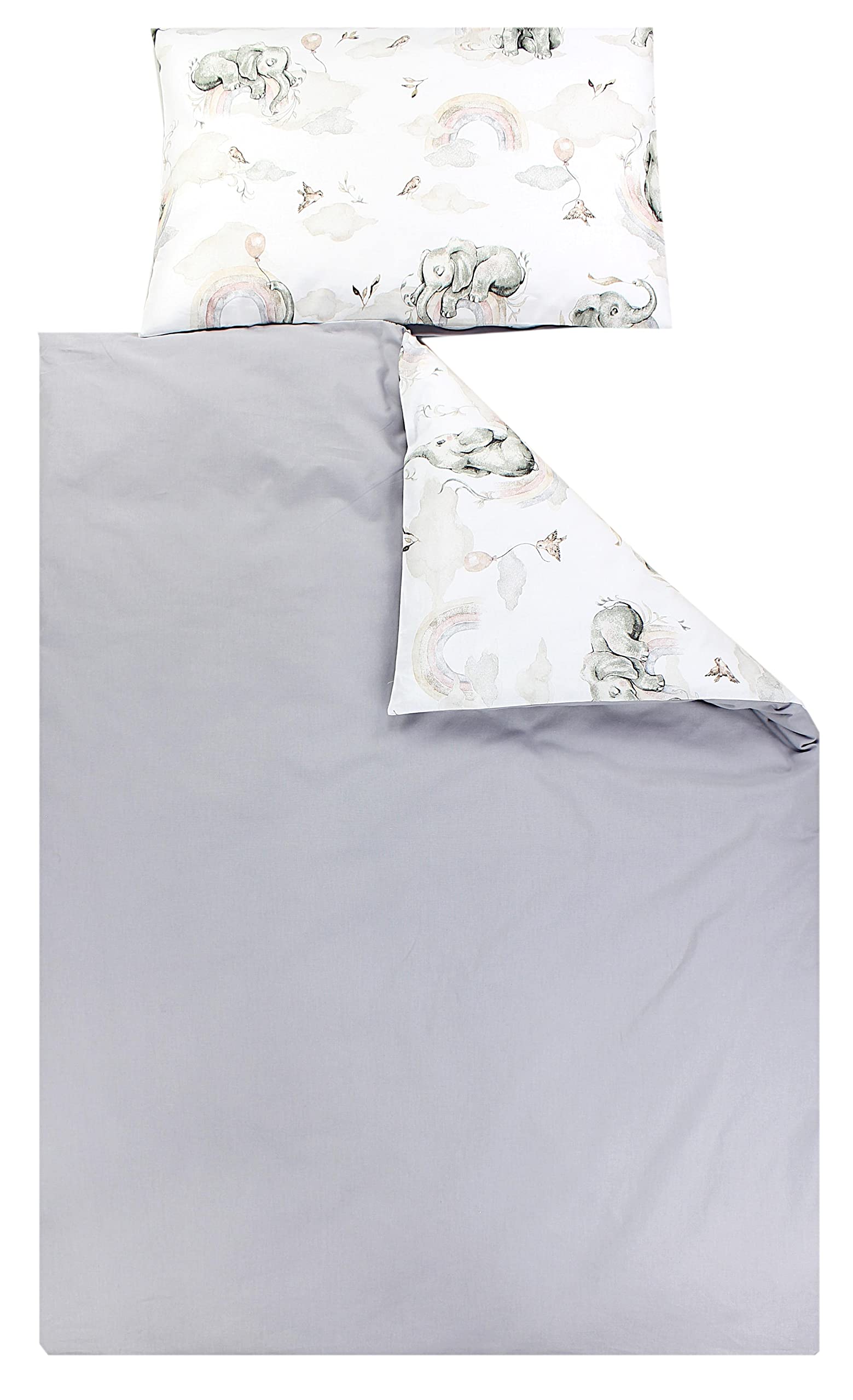 TupTam Juego de Ropa de Cama para Niños, de 2 Piezas., Conejo/Rosa/Lunares, 120x90 cm — view 92