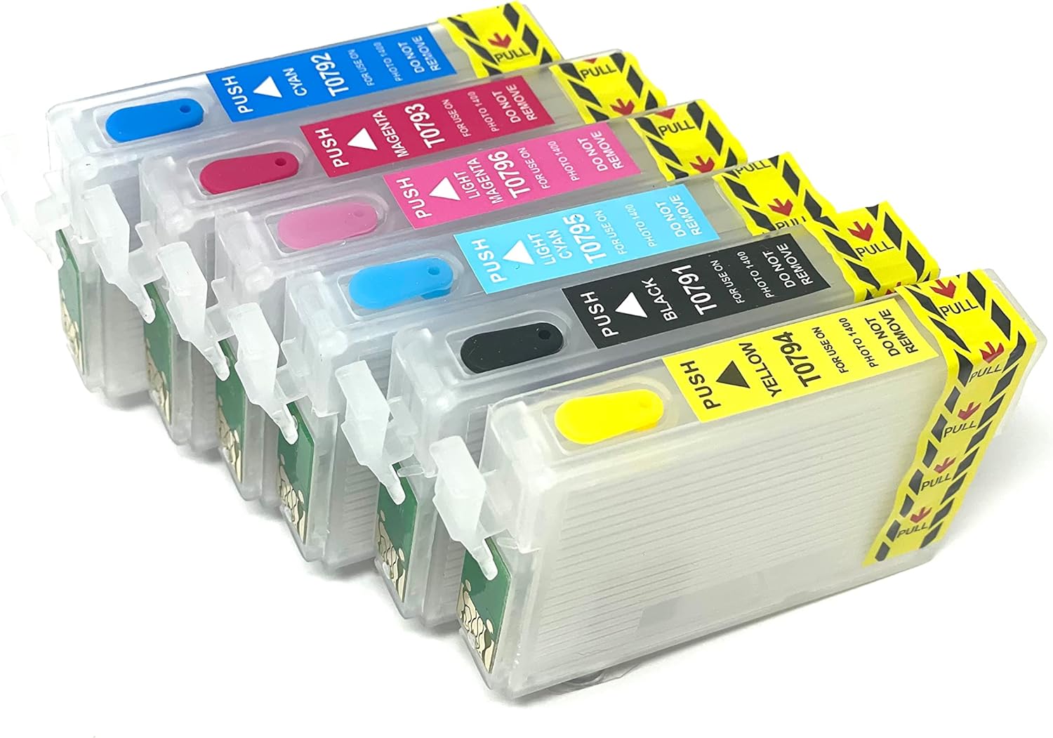 INKXPRO Empty Remanufactured Refill Cartridge Kit Works with Artisan 1430 Stylus Photo 1400 Printers (Refillable Cartridges Only)