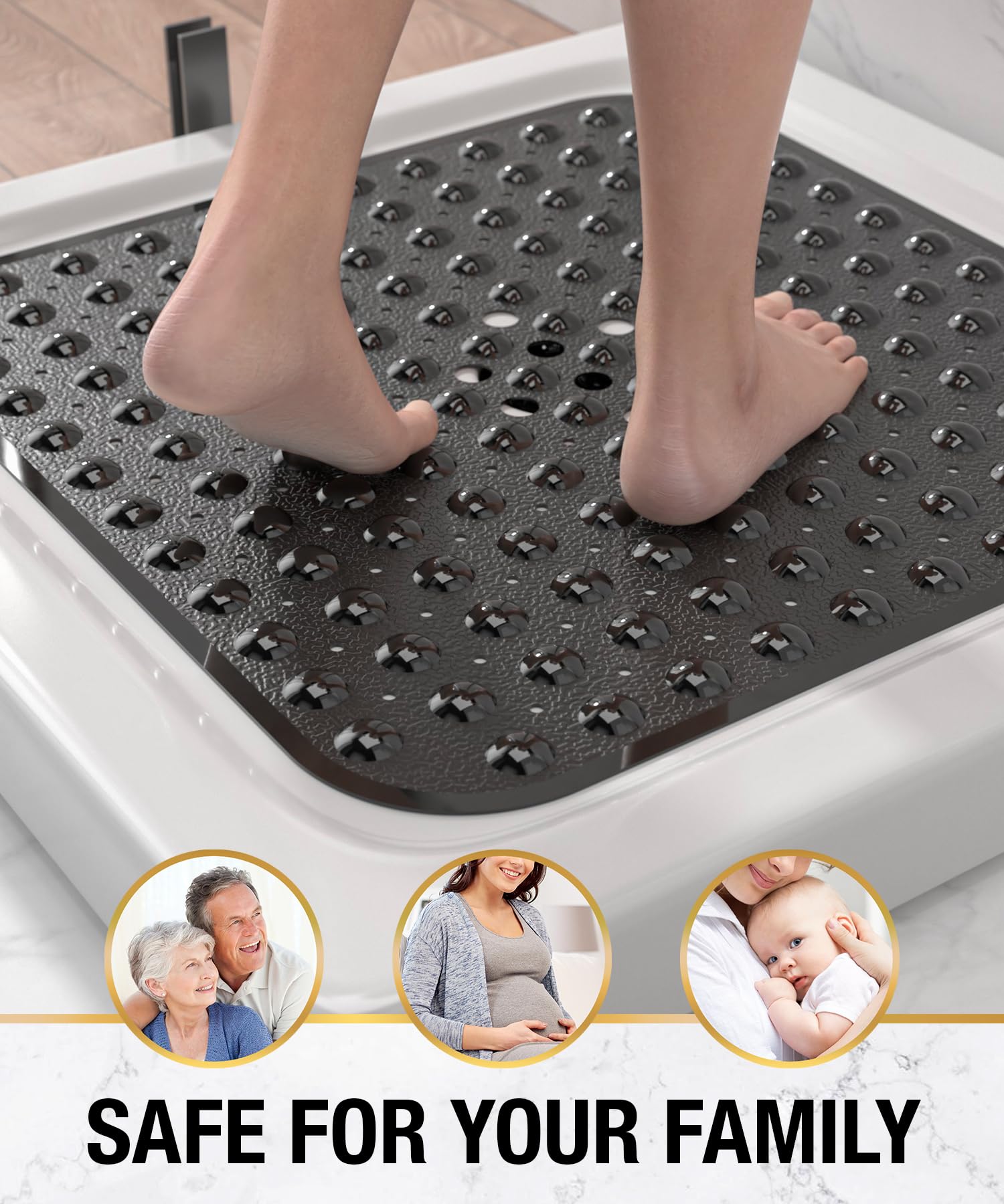 Antislip Douchemat | Zeg Vaarwel Tegen Uitglijden – Tapis de Douche Antidérapant