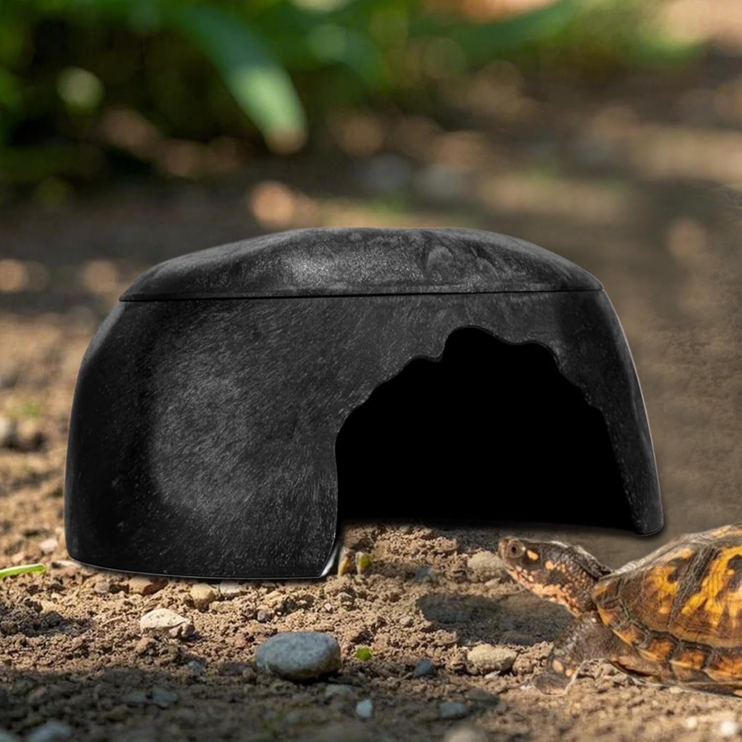 Reptile Habitat and Caves,Compact Pet Caves Shelter | Reptile Shelter | for Leopard Geckos Gecko Bearded Dragon Snake Turtle Frog Lizard Indoor Outdoor Garden