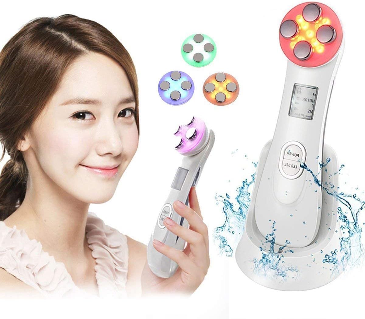 Beauty LED Photon Therapy 6 Color Light Treatment Skin Rejuvenation Whitening Facial Beauty Daily Skin Care Mask