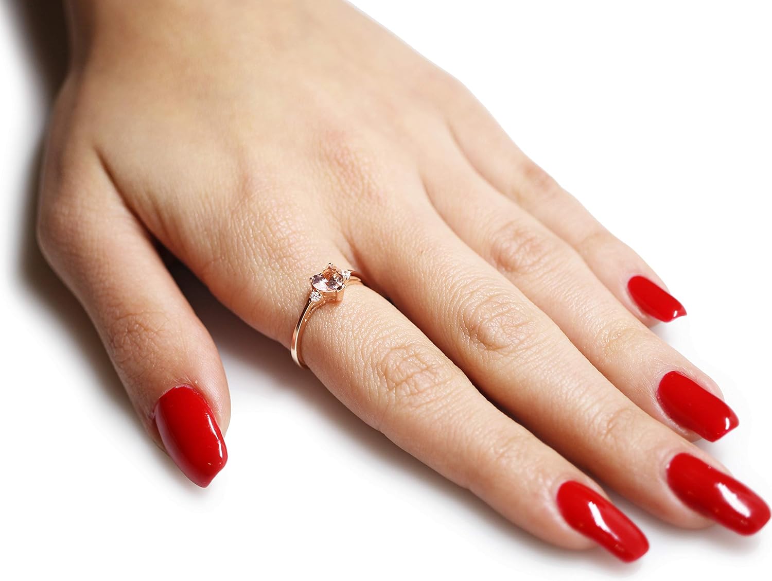 CloseoutWarehouse Cubic Zirconia Heart Promise Ring Sterling Silver (Color Options, Size 3-15)