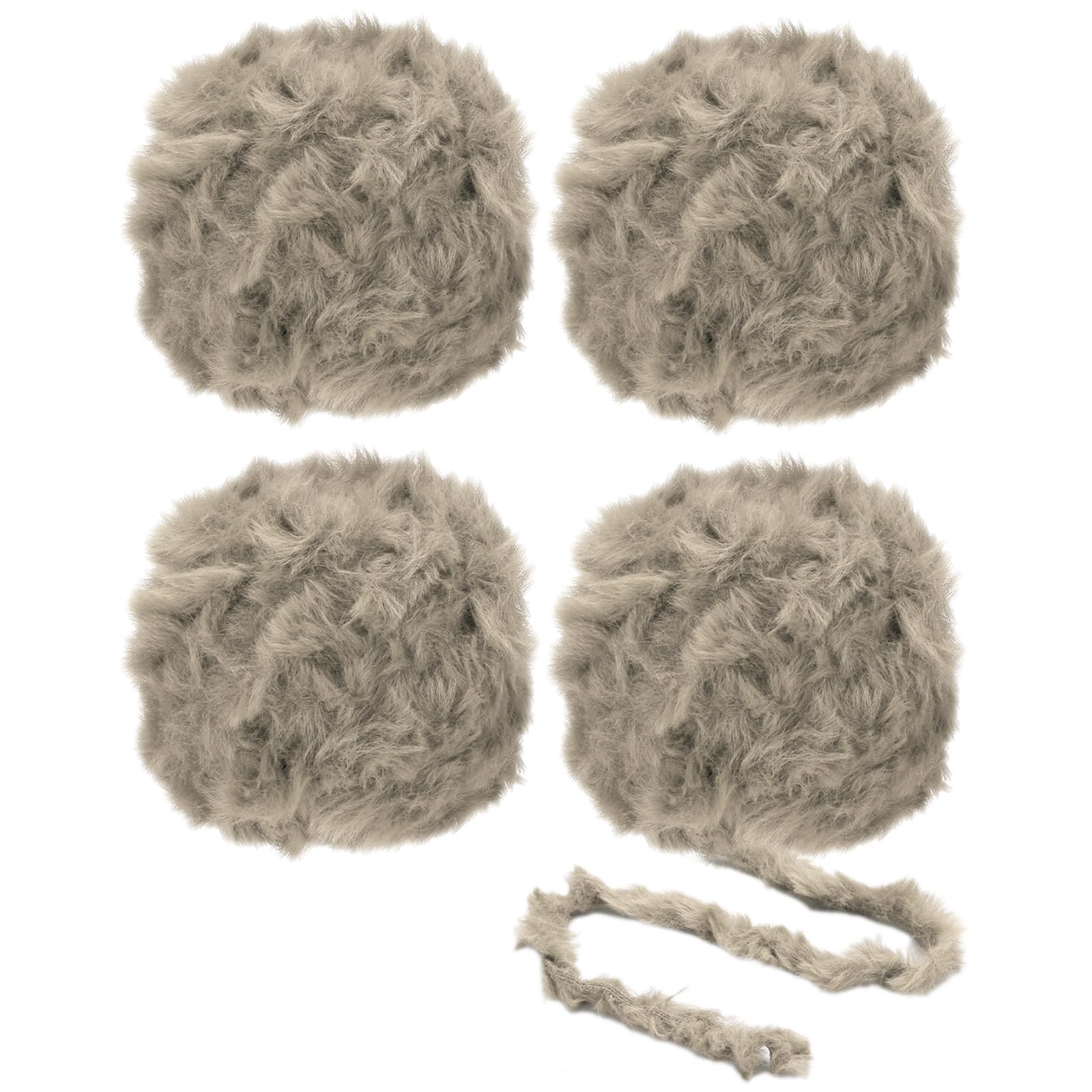 PATIKIL 35yds Faux Fur Yarn