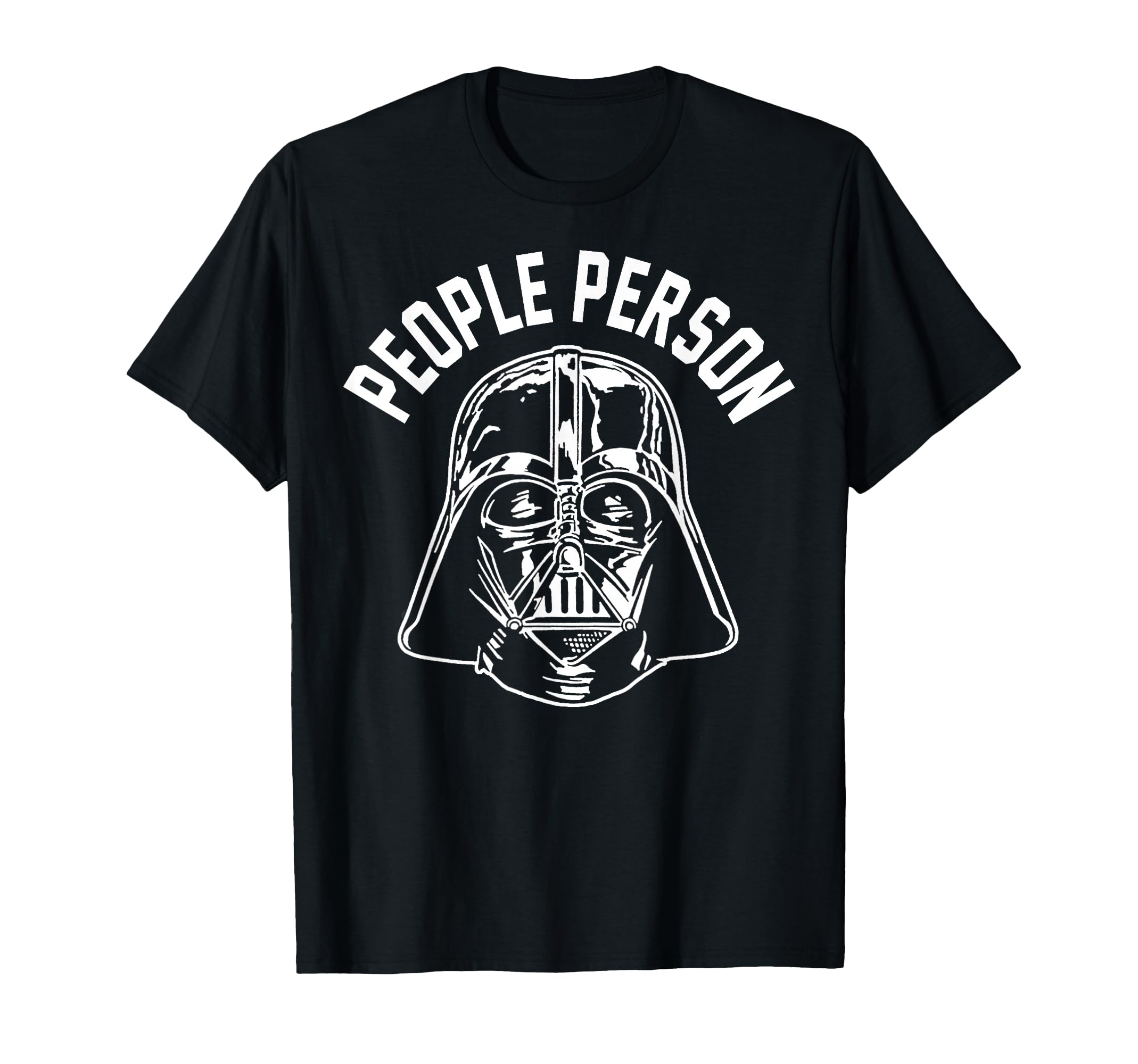 Star Wars Darth Vader PEOPLE PERSON Big Face T-Shirt, Black