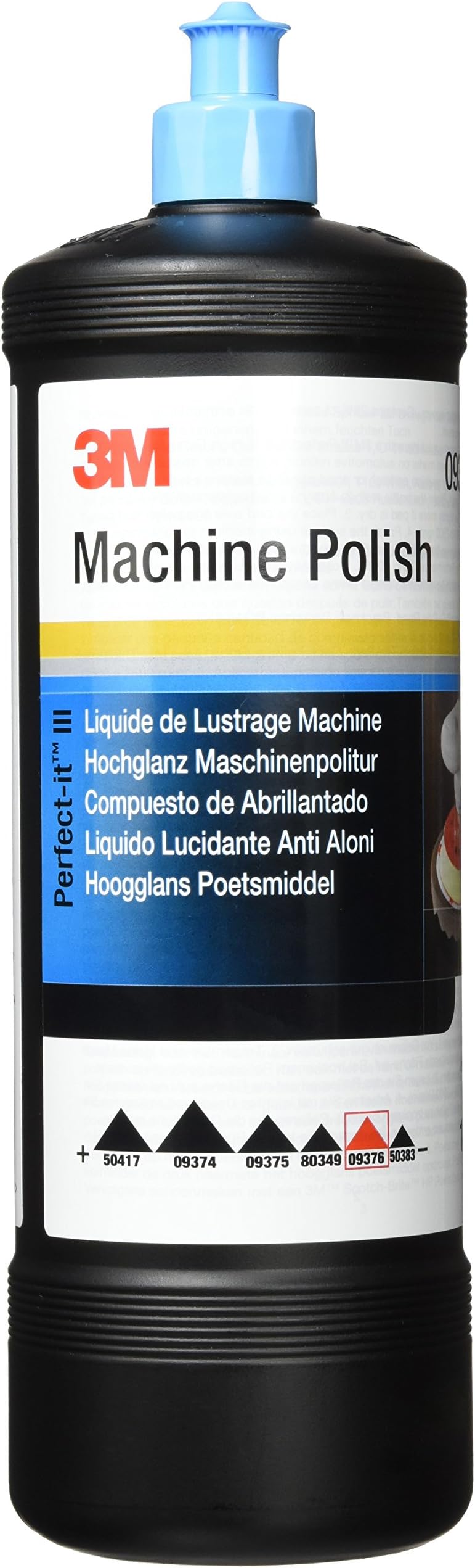 3M 09376 High Gloss Machine Polish, 1 Litre