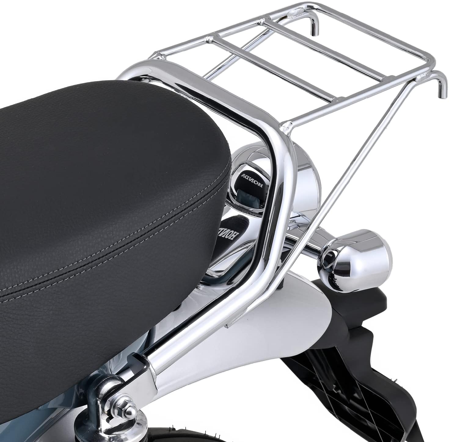 Daytona Classic Rear Carrier installed on Dax125