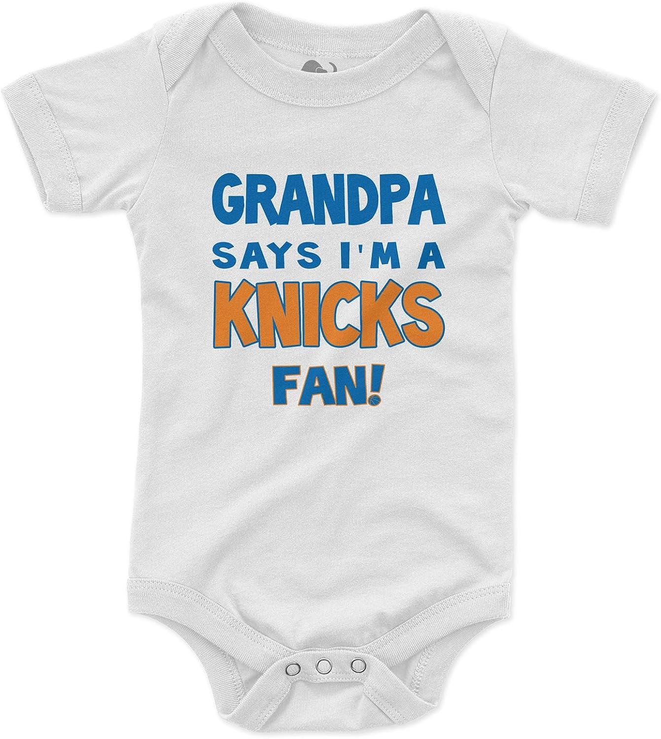 NanyCrafts Baby's Grandpa Says I'm a Knicks Fan Bodysuit