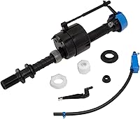 American Standard 7381125-400.0070A Universal Toilet Fill Valve - Durable Replacement, Easy Install for Most Toilets, Black