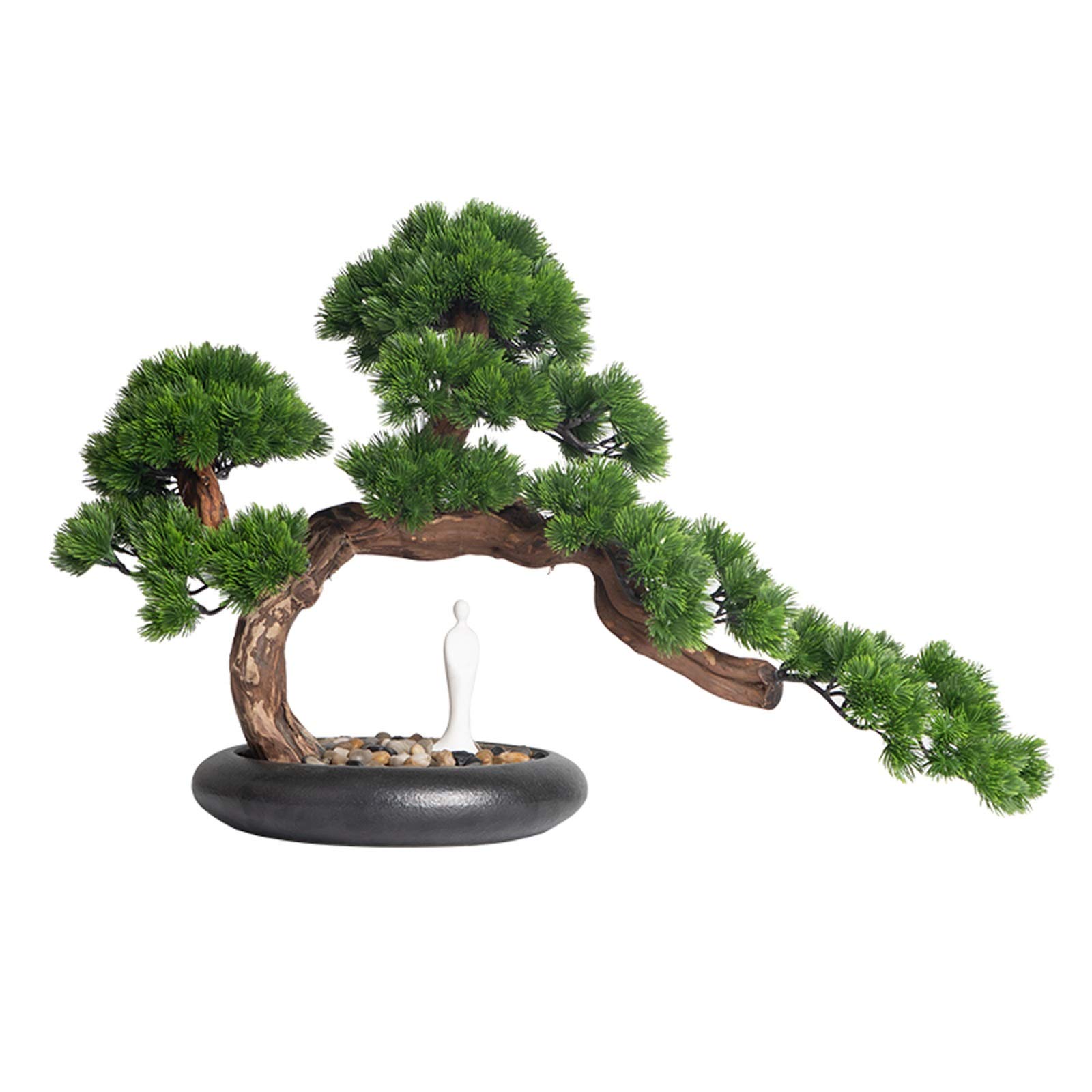 MYUYEE Tree Fake Plant Artificial Bonsai Tree Artificial House Plants Faux Plants In Ceramic Pot For Home Office Indoor Decor Potted Tree Artificial