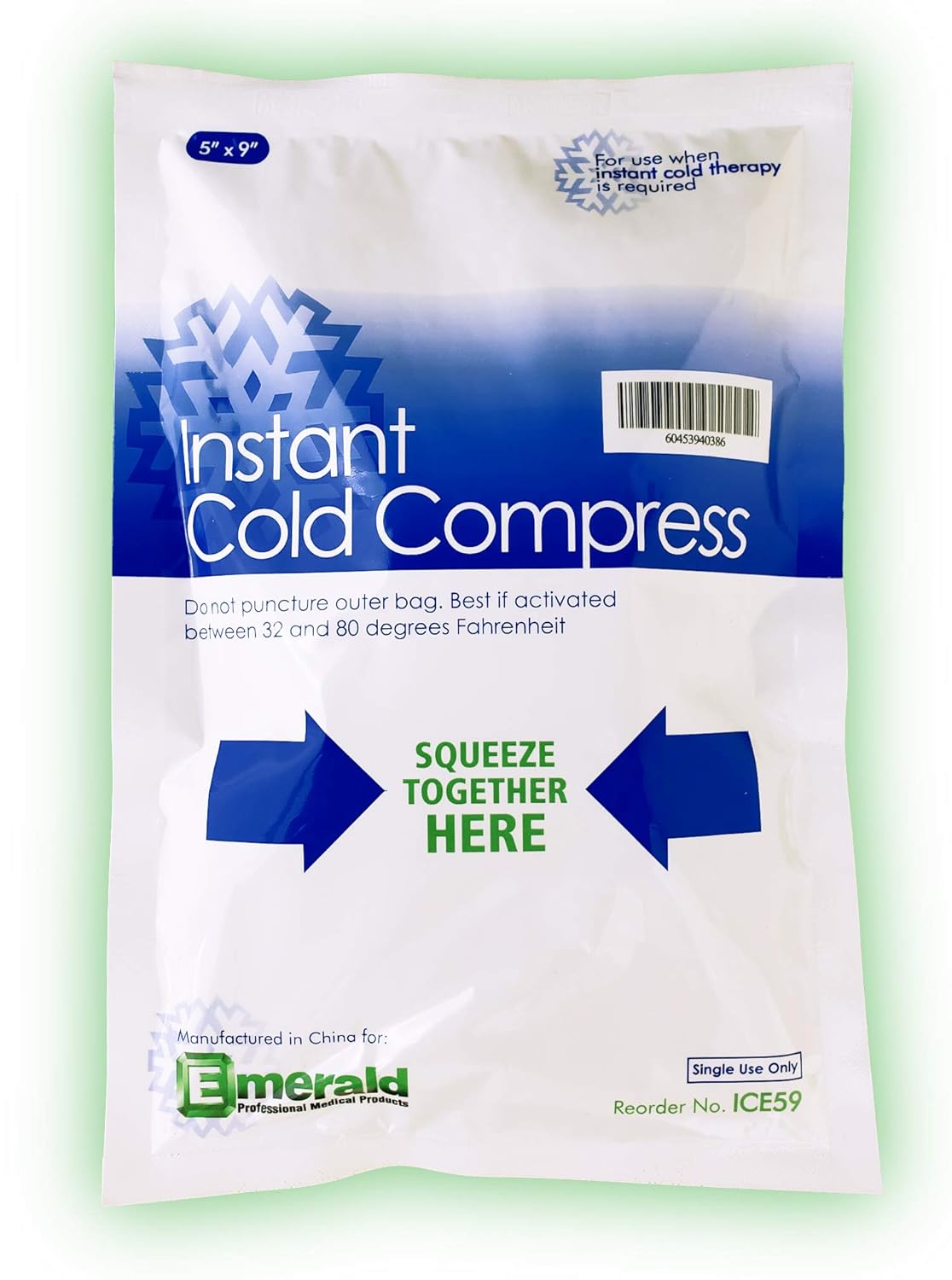 Emerald Instant Cold Compress Pack (Ice Pack), First Aid Kit