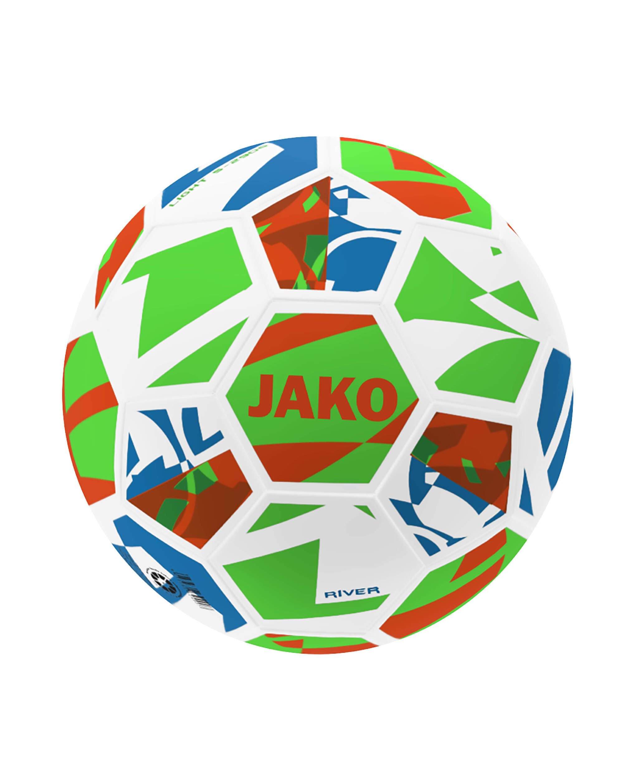 JAKO Lightball River, weiß/neongrün/Neonorange, 5 (350g)