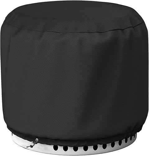 Vista 12 de SHINESTAR Cubierta redonda para hoguera, se adapta a hogueras de leña de 40 a 44 pulgadas, parrilla de hoguera o anillo de hoguera, proceso