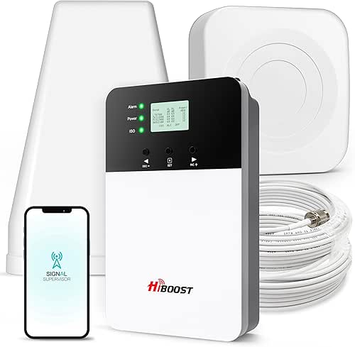 Hiboost Cell Phone Signal Booster for Home Office and Multi