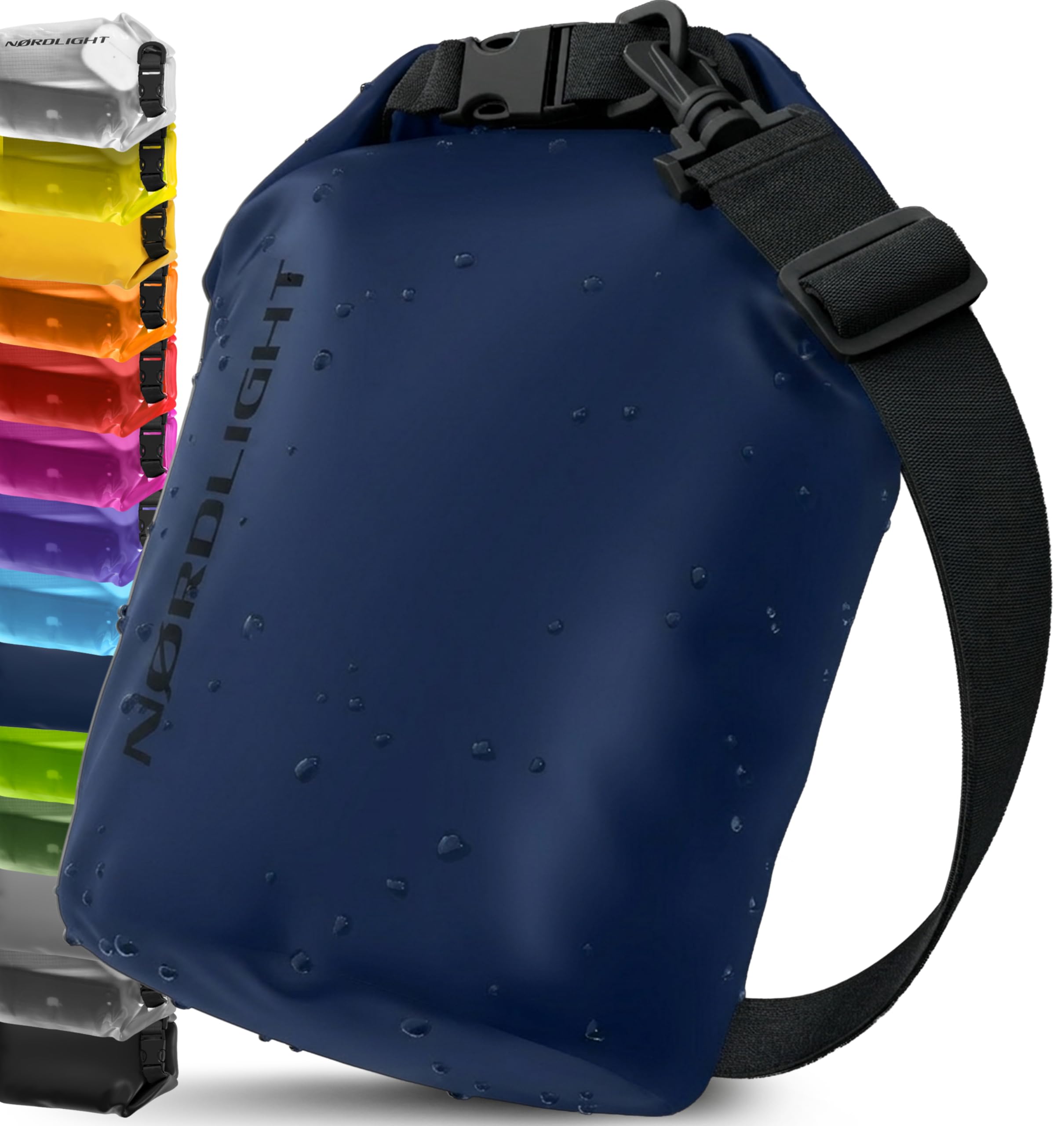 Nordlight Mochila Impermeable Roll Top 25L - Hybrid 25" | Bolsa Seca Con Compartimento Para Portátil De 15 Pulgadas, Bolsillos Exteriores E Interiores, Sistema De Transporte Acolchado — view 21