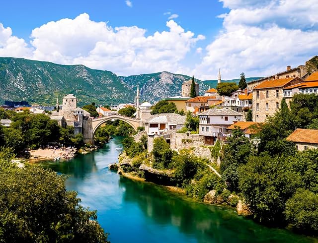 Foto 2 de 3 de Lais Puzzle El Hermoso Puente Viejo de Mostar, Bosnia y Herzegovina 1000 Piezas