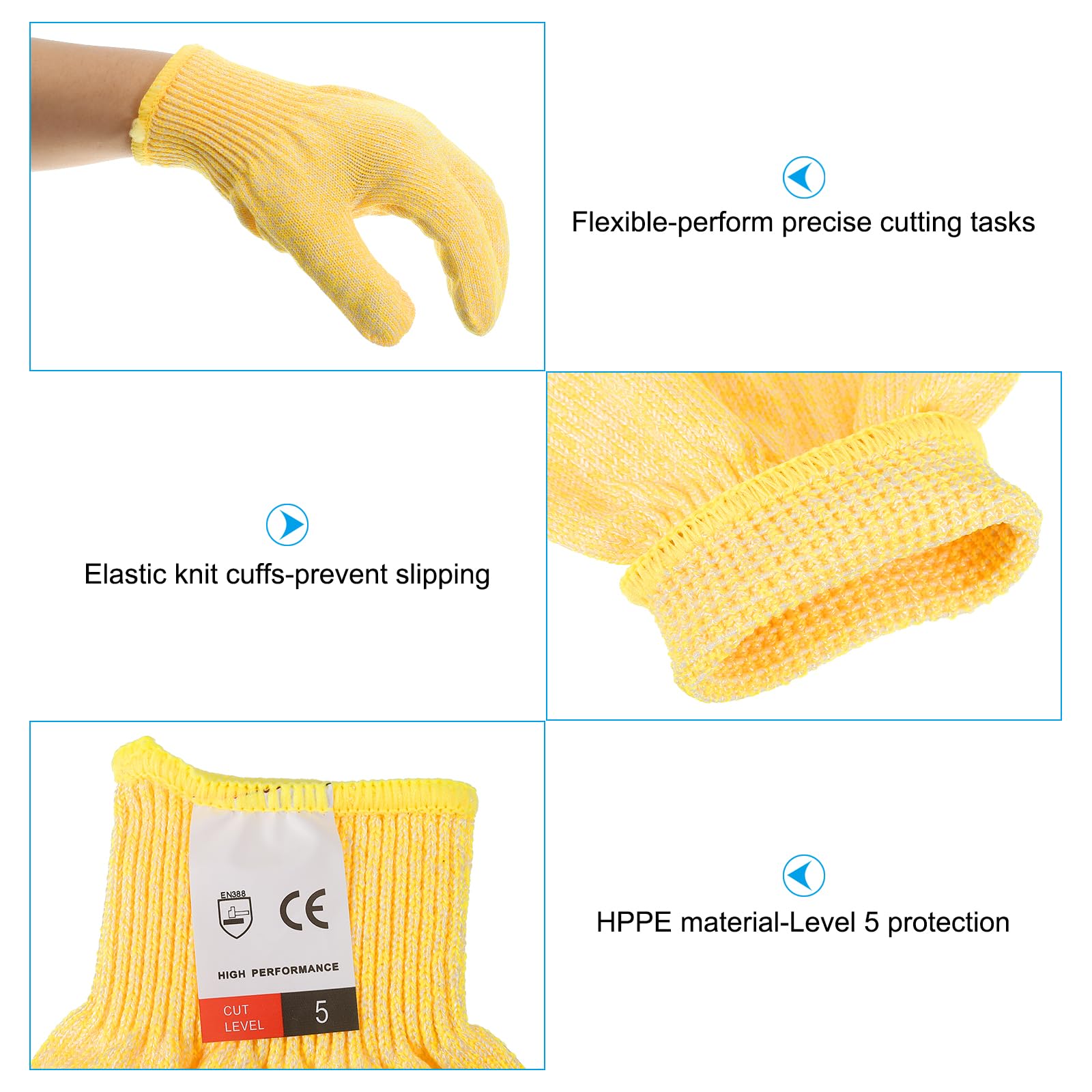 PATIKIL Cut Resistant Gloves - Image 4