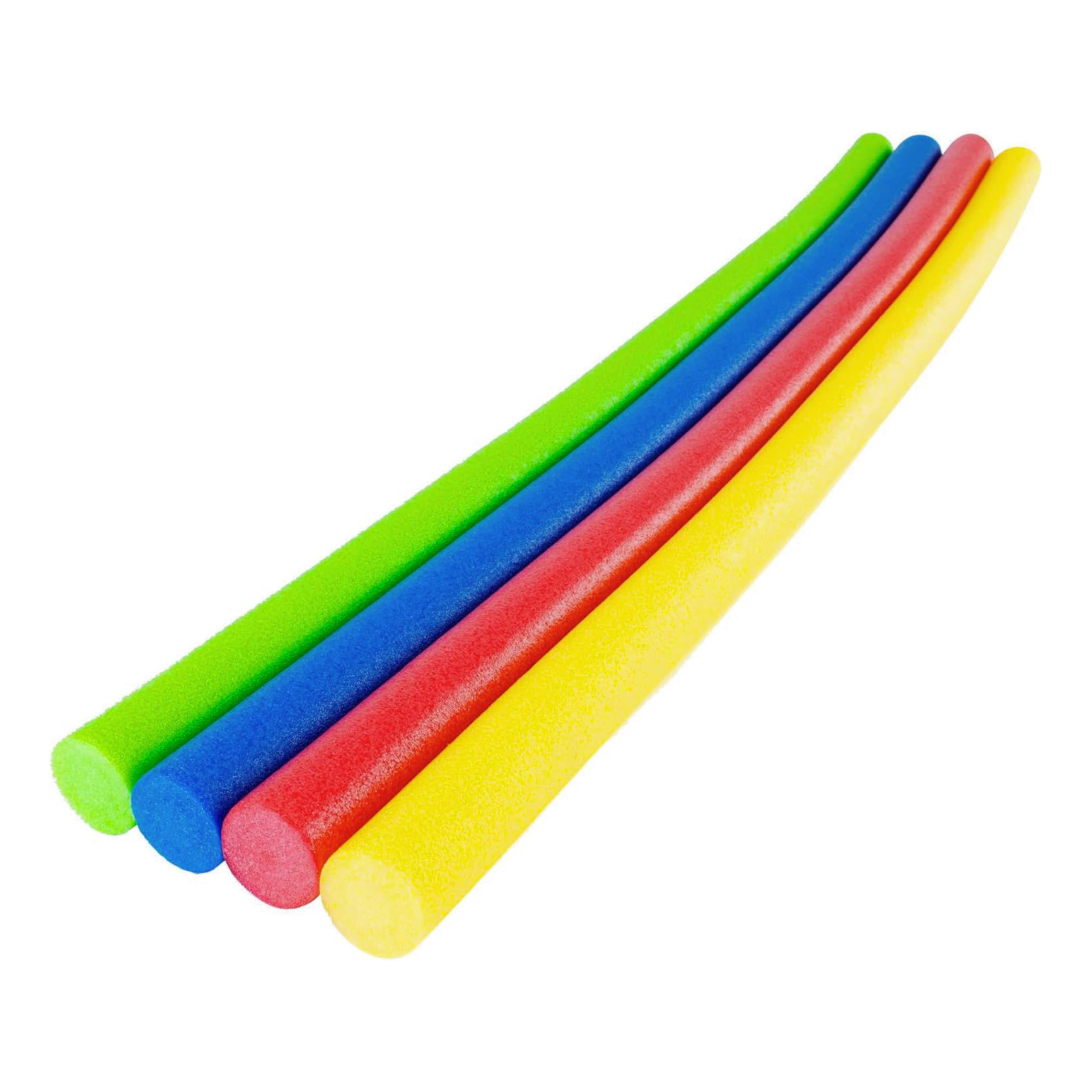 ADEPTNA Pack of 2 Solid Foam Swimming Pool Noodle Float Aid Woggle Logs Noodles - Good Strength And Flexibility