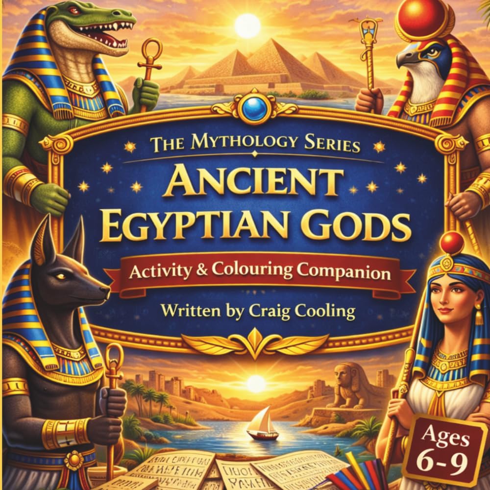 The Mythology Series: Ancient Egyptian Gods Activity and Colouring Companion