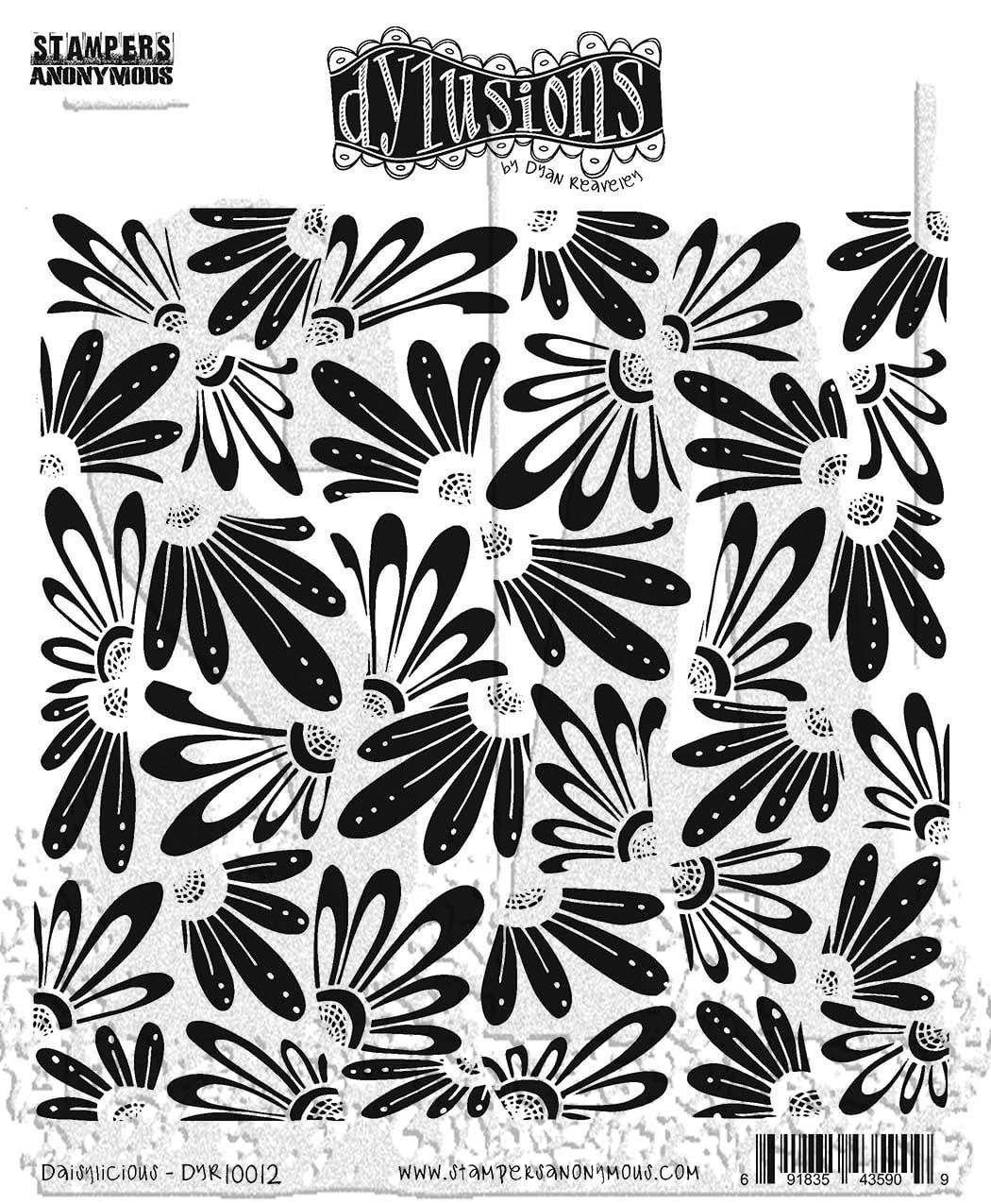 Dyan Reaveley's Dylusions Cling Stamp Collections 8.5"X7" - Daisylicious
