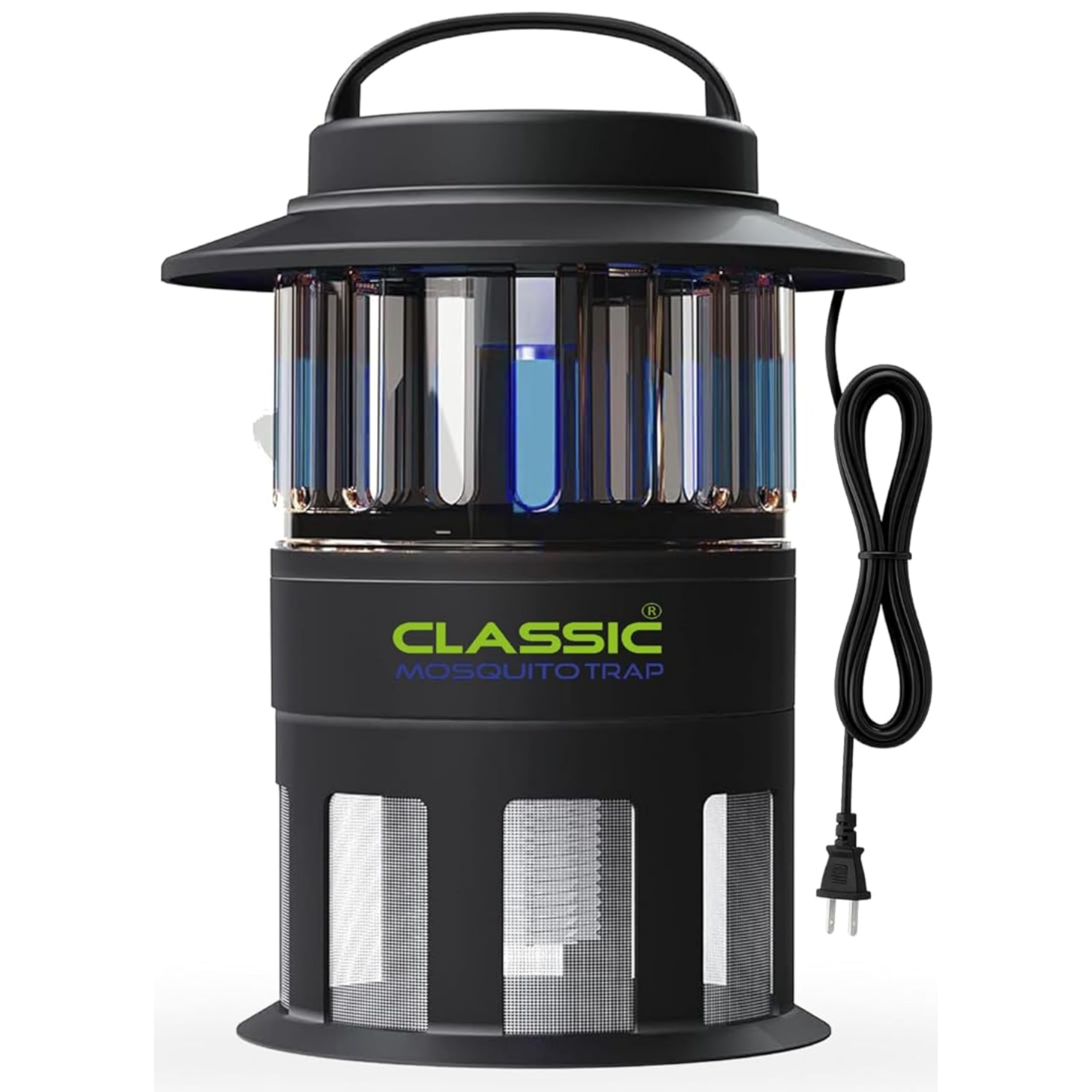 for Home | Insect Killer Lamp | 1000V Electric Shock Grid & UV Light | Portable & Automatic | Silent fan - 40 dB | 540 Square Feet Coverage | Indoor & Outdoor Fly Catcher - Black