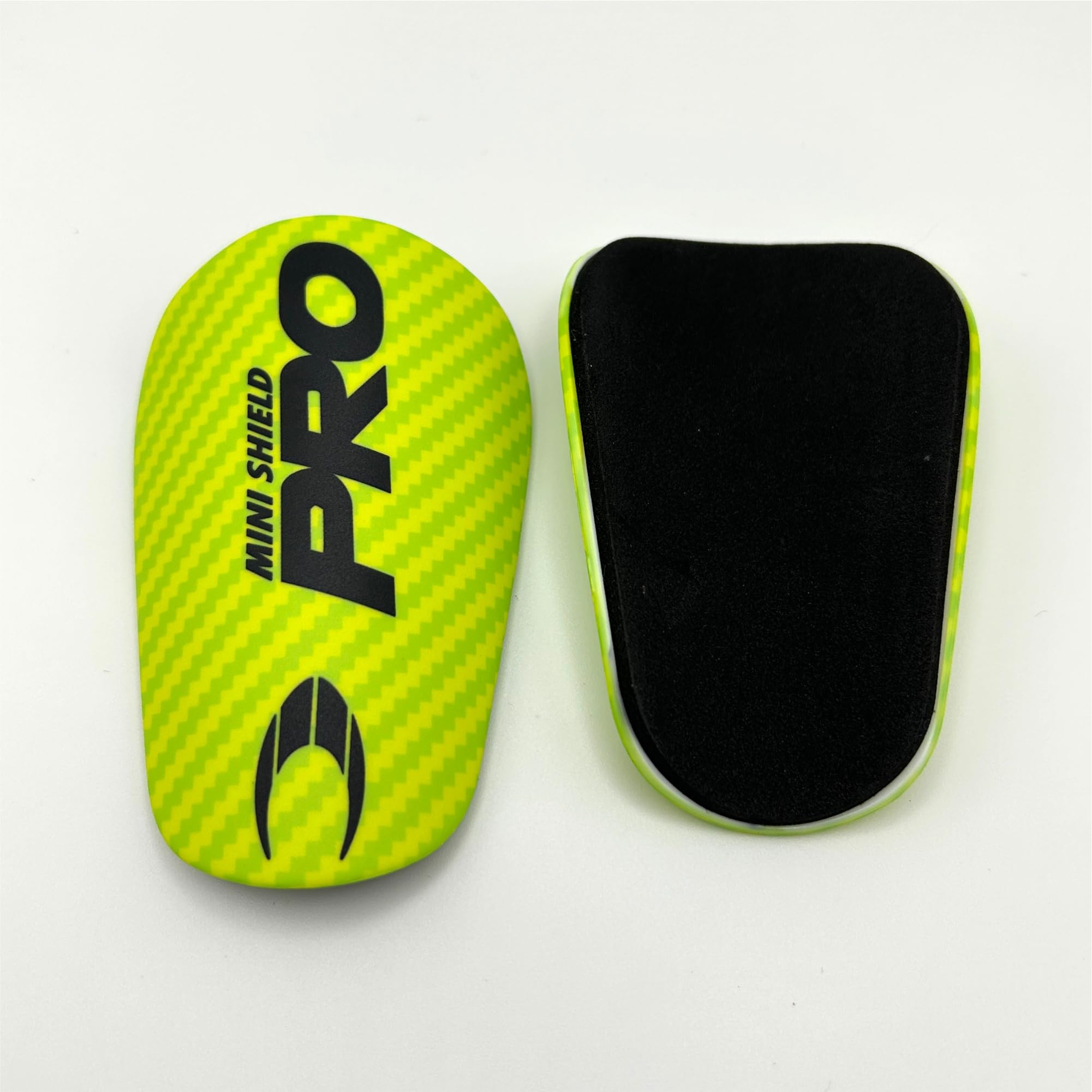 HO Soccer Mini Espinilleras Lime, Unisex, Talla Única